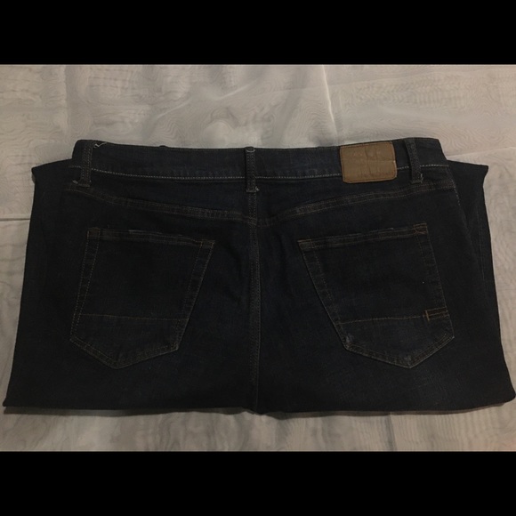 Men’s 34/30 slim dark wash stretch jeans - Picture 6 of 7